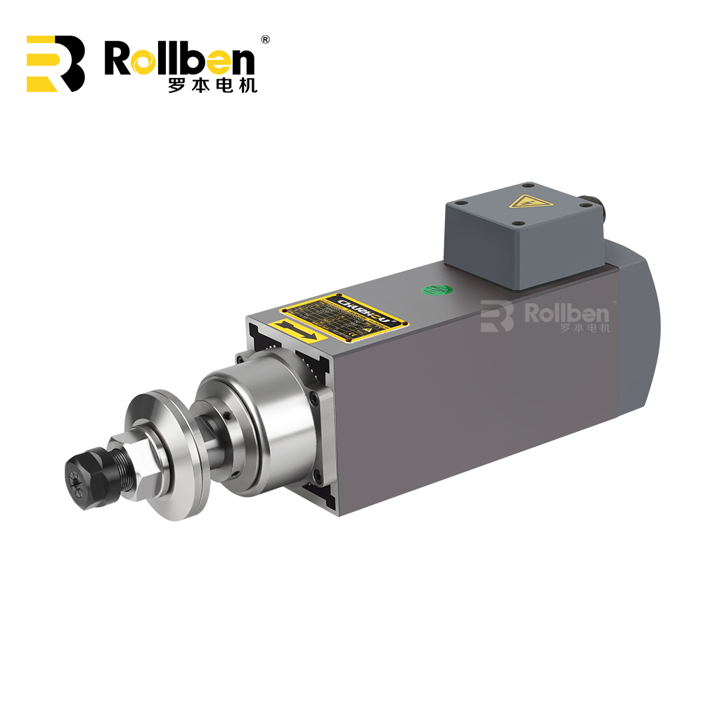 HM4653-03-1.5 非标定制研磨抛光双头风冷主轴电机