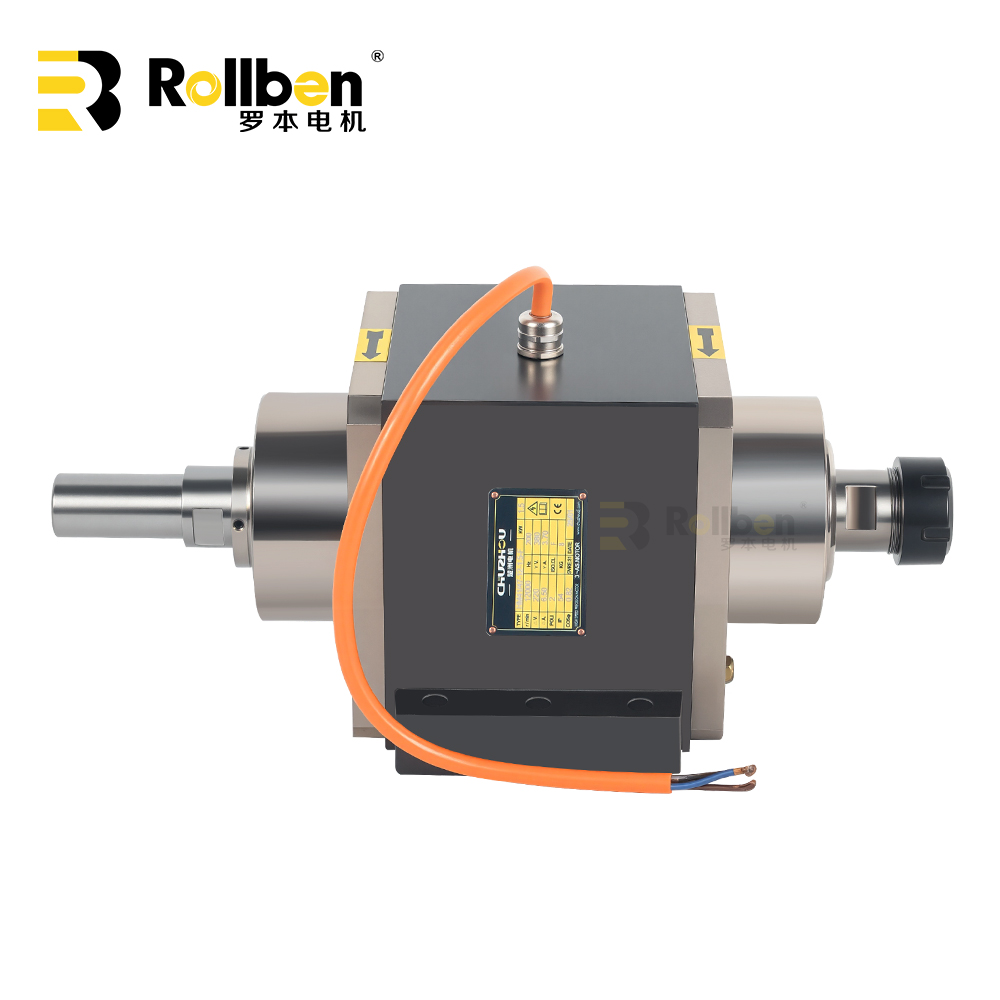 HM7171-12-5.5 非标研磨抛光双头高功率风冷主轴电机